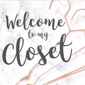 Welcome to my closet!